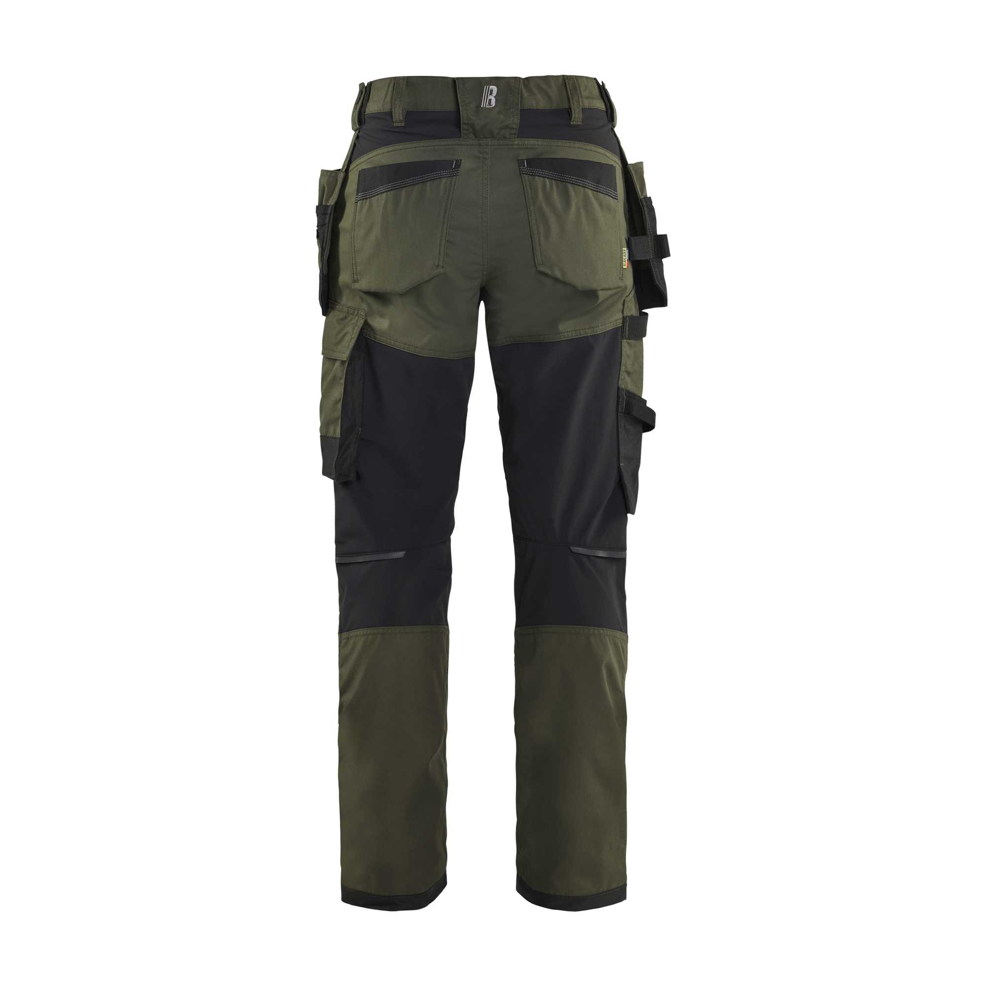BLAKLADER 71321832 Women's Craftsman Trousers With Stretch Work Trousers Women - twill fabric